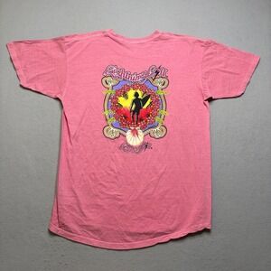 Lightning‎ Bolt T-Shirt Mens Large Pink Surfer Graphic Vintage Surf Made in USA